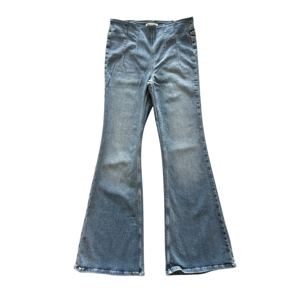 WE THE FREE FREE PEOPLE KIERA PULL ON FLARE NWOT SIZE 28 COTTON BLEND - Picture 2 of 9